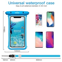 FONKEN wodoodporny futerał na telefon Iphone Samsung Xiaomi pływanie suchy worek podwodny futerał wodoodporny worek telefon komórkowy Coque Cover 6
